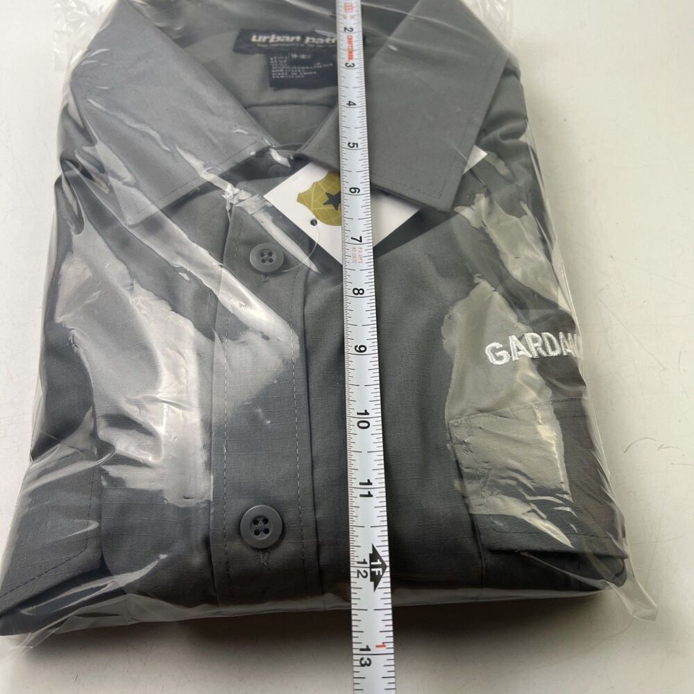 GardaWorld Urban Patrol Gray Short Sleeve Security Uniform Shirt 18-18½ Size 2XL - Picture 8 of 9